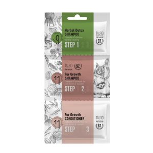 TAURO PRO LINE Pure Nature Herbal Detox and Fur Growth Sample Set