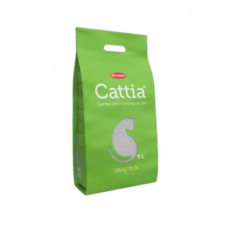 Cattia Spring Fresh 5L - klumpbildande kattsand med doft