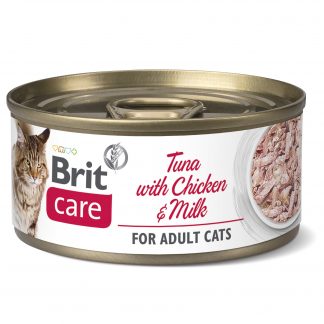 BRIT CARE Cat Cans Tuna with Chicken & Milk 70g